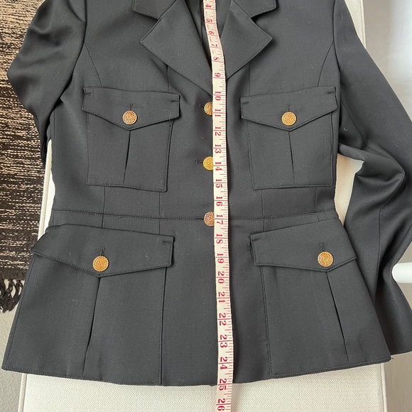 The Kooples (36/4) ultra-fine wool blazer with gold buttons, women's, EUC. - Picture 11 of 16